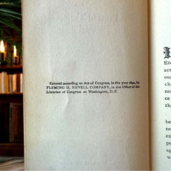 ANTIQUE 1892 The Present Tenses of the Blessed Life by F.B. Meyer - Hardcover - Picture 7 of 11